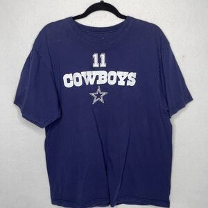Dallas Cowboys Authentic Blue Cotton Shirt 11 Beasley Size XLarge
